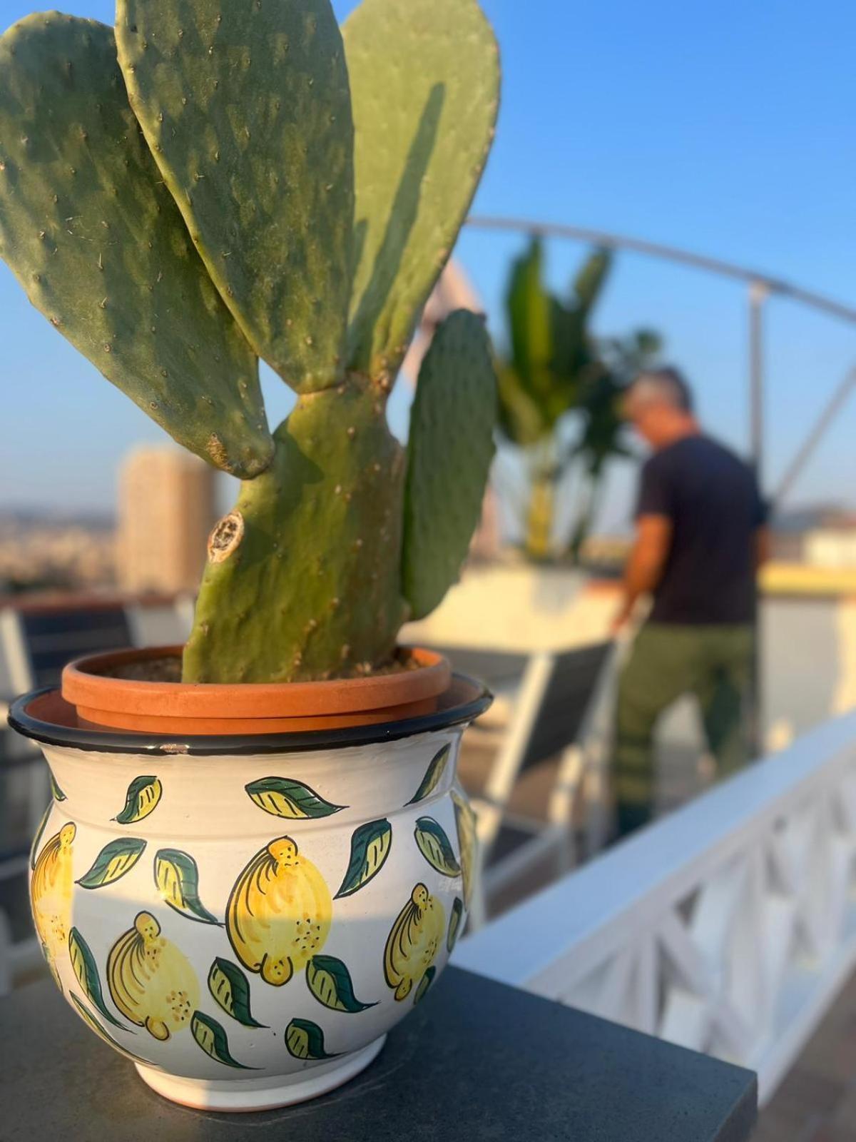 カターニアLa Terrazza Sul Cieloアパートメント エクステリア 写真